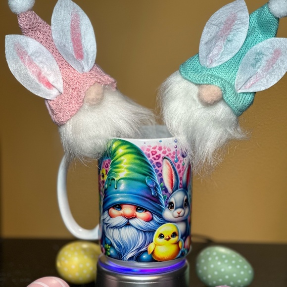 Hand Crafted Easter Gnome Sublimated 15oz Mug - Picture 5 of 5